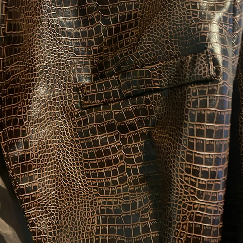 Missguided + Brown Blazer Jacket Size 0 - Image 2