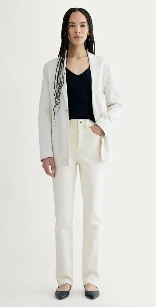 $118 New Everlane The Way High Slim Jeans in White - 26S - Image 4