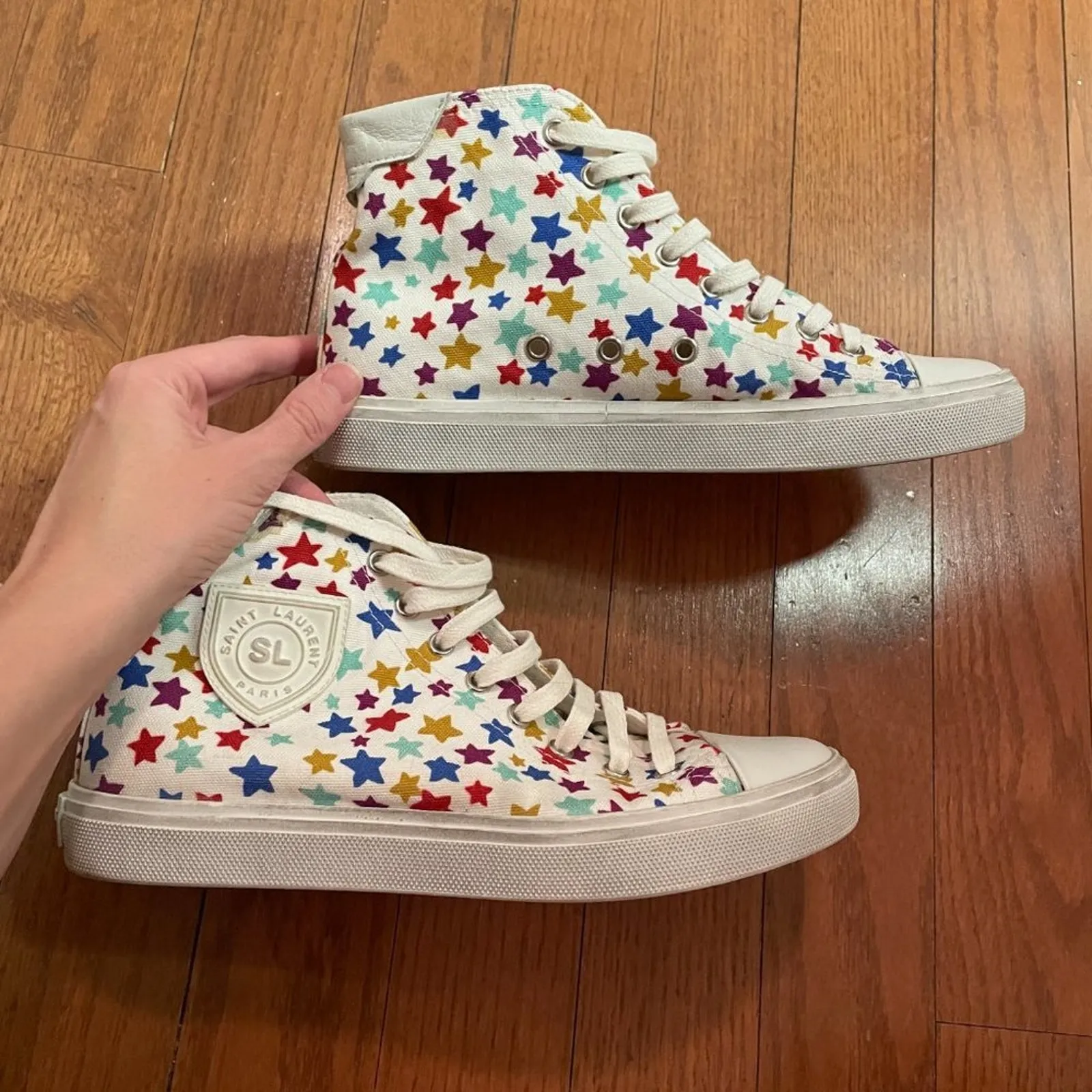 Saint Laurent Star Sneakers - Image 6