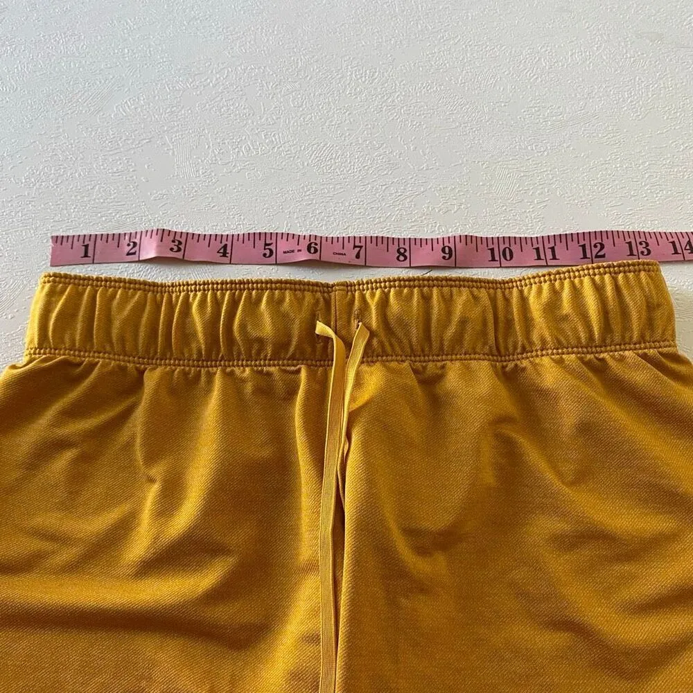 Nike Dri-FIT Mustard Yellow Athletic Shorts Women’s XS - Image 4