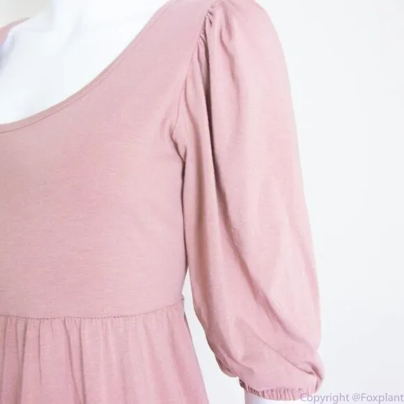 Anthropologie See You Monday baby doll scoop‎ neck half sleeve dress, size M - Image 6