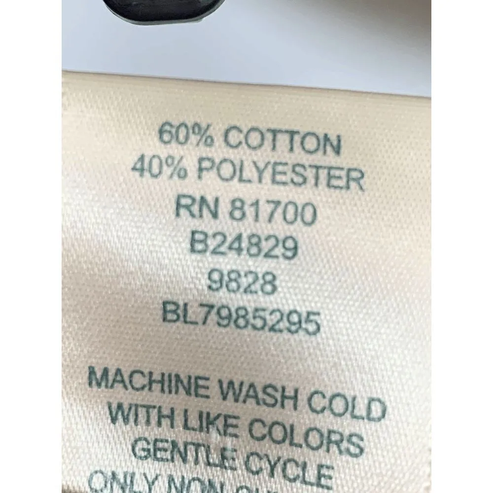 Blair Womens Blouse Quarter Sleeve Scoop Neck Orange Large - Image 3