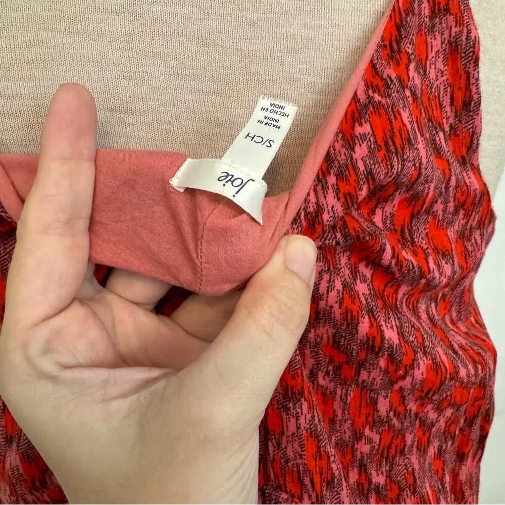 Joie Maxi Dress Tiered Flowing Summer Dress Tea Rose size small - Image 5