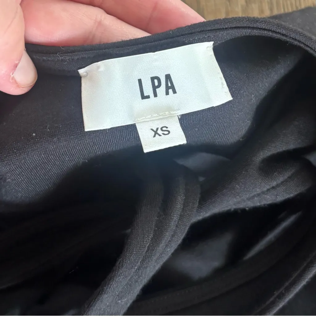 LPA  black sleeveless catsuit onesie - Image 5