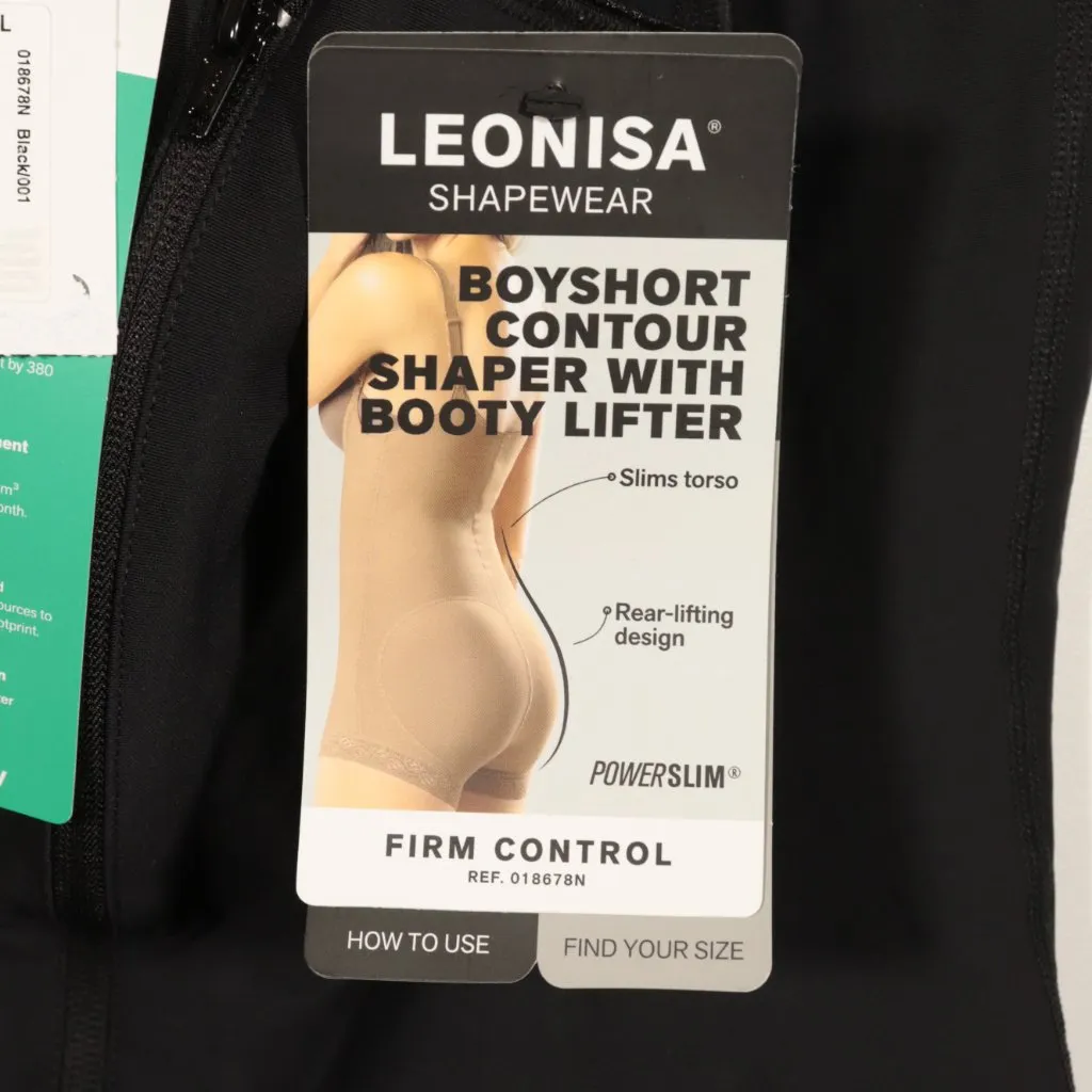NWT Leonisa TopSculpt Boyshort Bottom Body Shaper with Firm Compression Size 4XL Black - Image 12