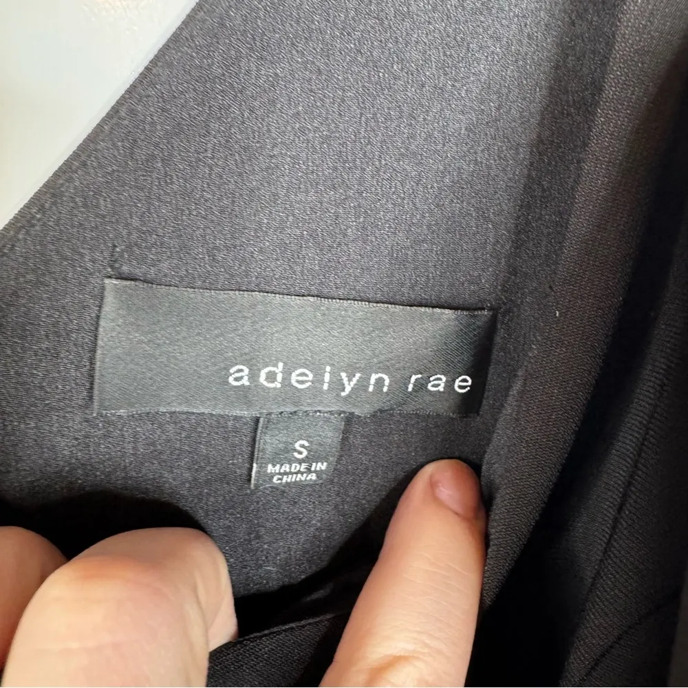 Adelyn Rae Black Side Cut Out Mini Dress Size Small - Image 4