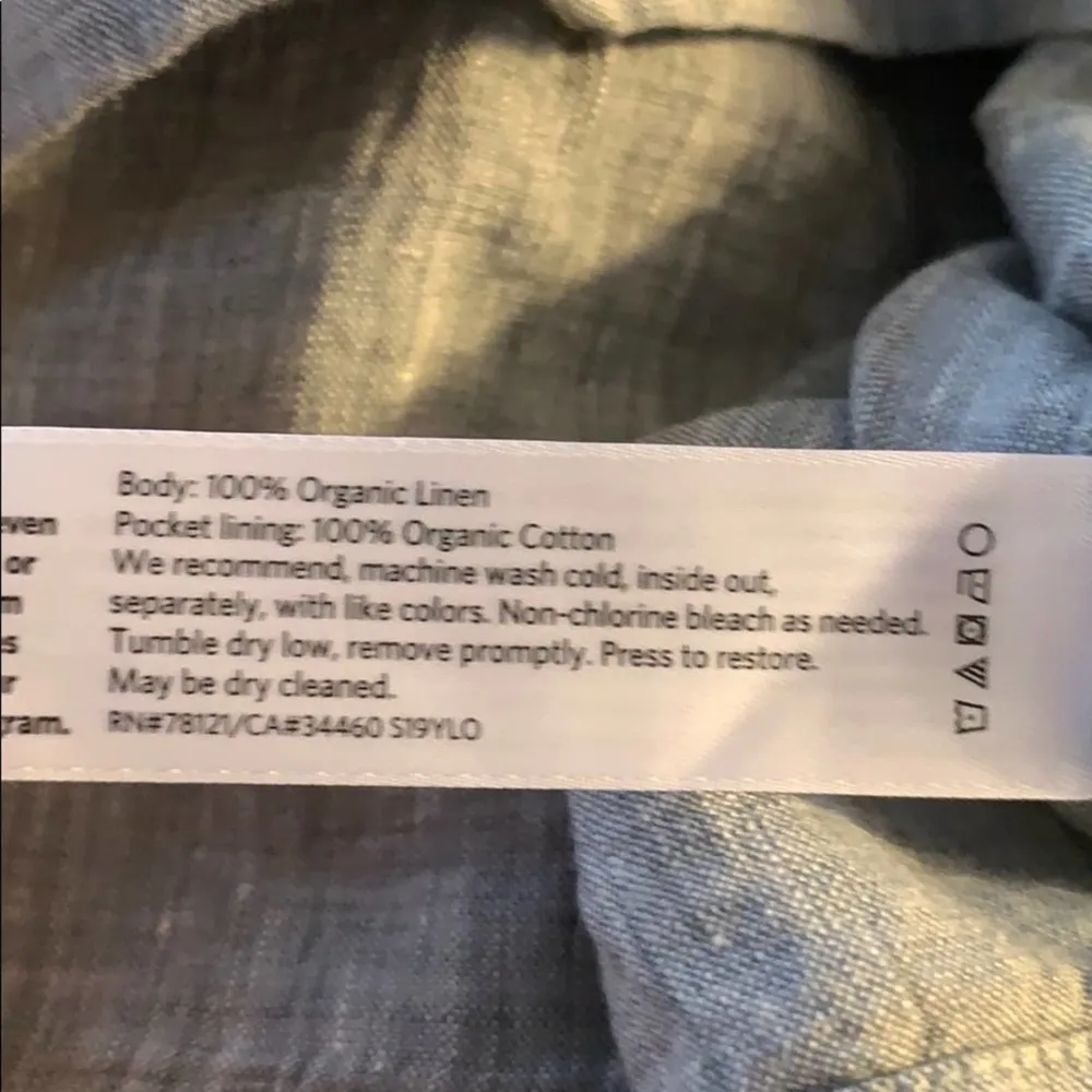 NWT Eileen Fisher classic collar linen jacket sz M - Image 5