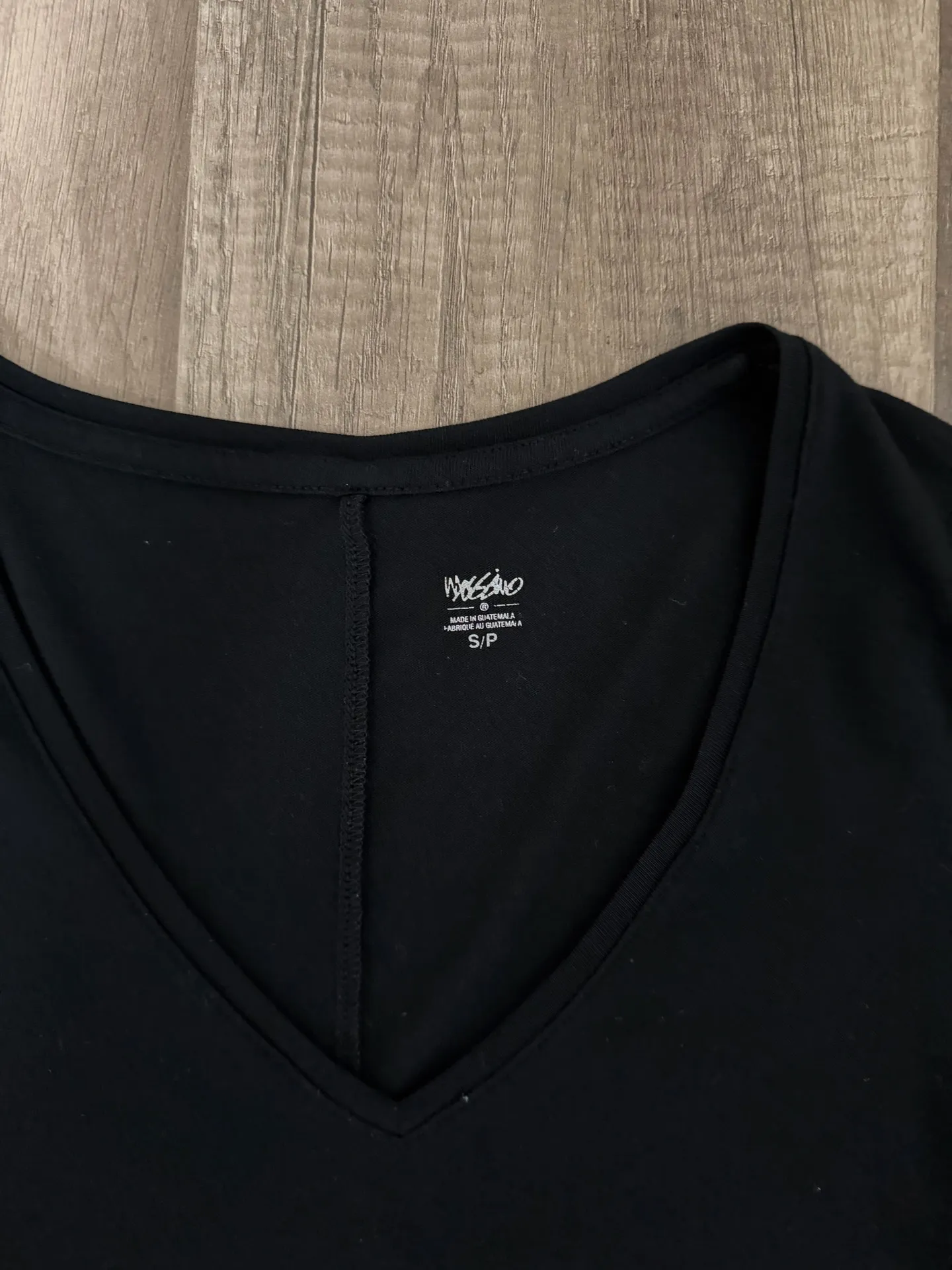 Mossimo Supply Co Top Long Sleeve Black Women’s V-Neck - Image 6