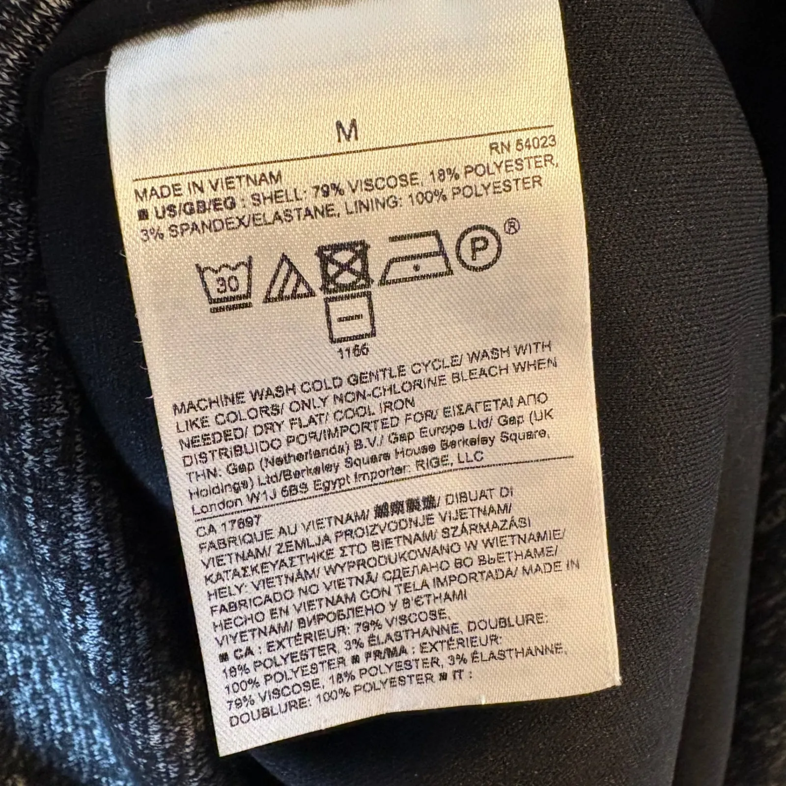 Banana Republic Knit Sweater Dress Charcoal Gray Elastic Waist‎ Size Medium - Image 5