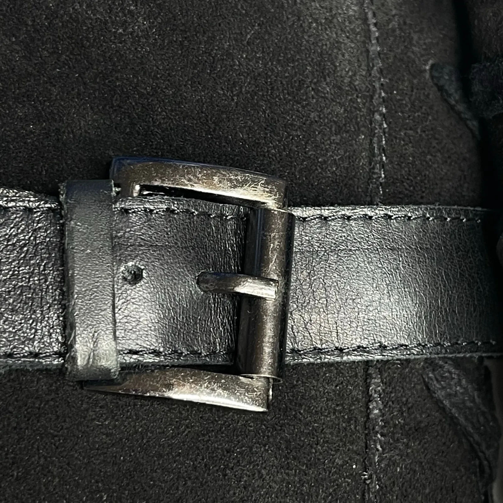 Vintage Foundry Co womens Naomi Tall Boots size 8 New Black Suede Lace Up - Image 13