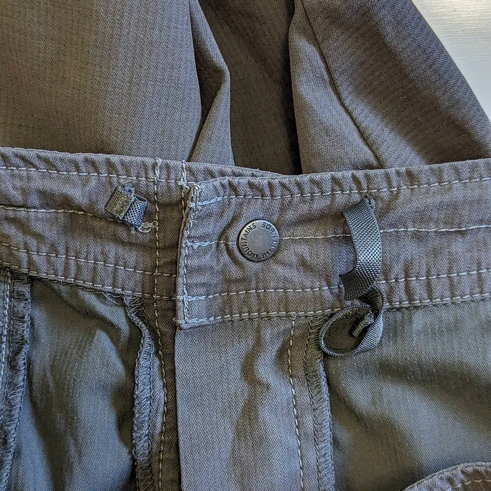 KUHL Kendra Hiking Pants Khaki Green Gray Womens 10 Camping Outerwear Gorpcore - Image 3