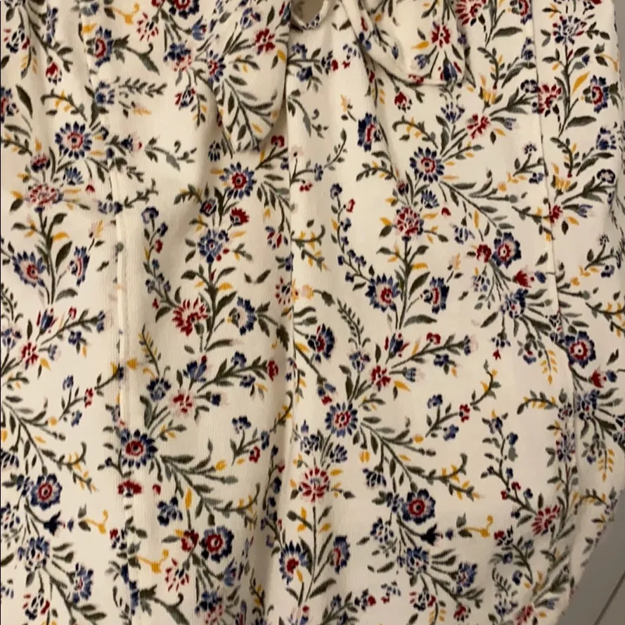 Floral tie front tank top - Image 4