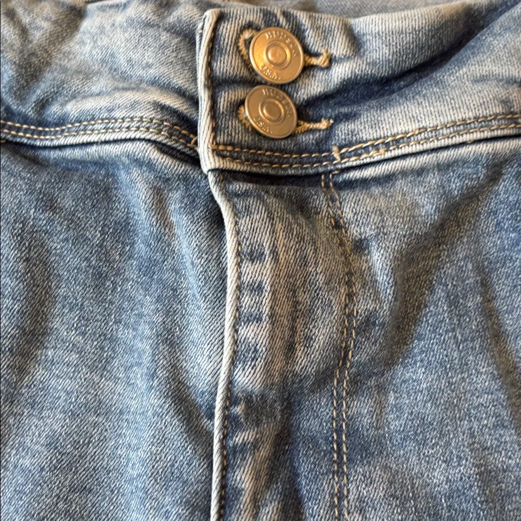 Hudson Los Angeles Straight Leg Jeans Premium Denim Size 14 EUC - Image 2