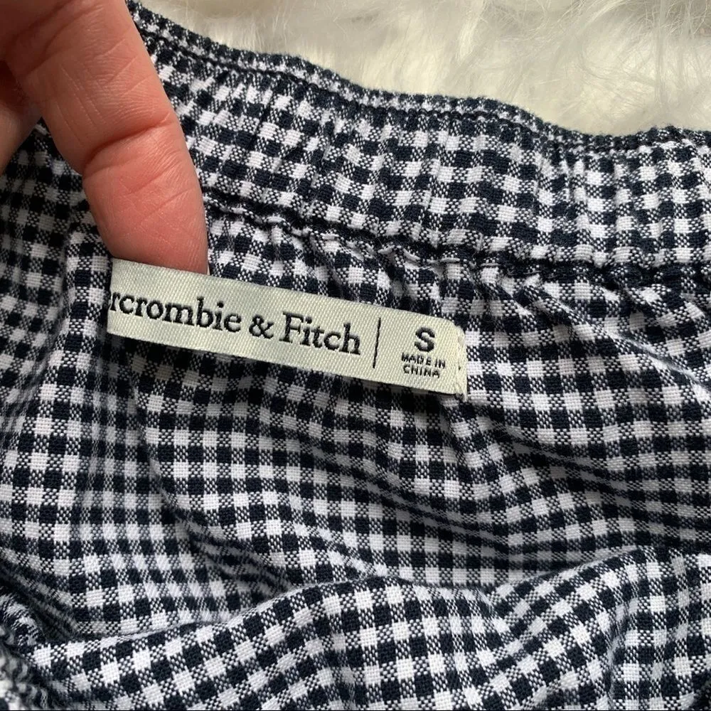 Abercrombie & Fitch Off the Shoulder Gingham Top - Image 3
