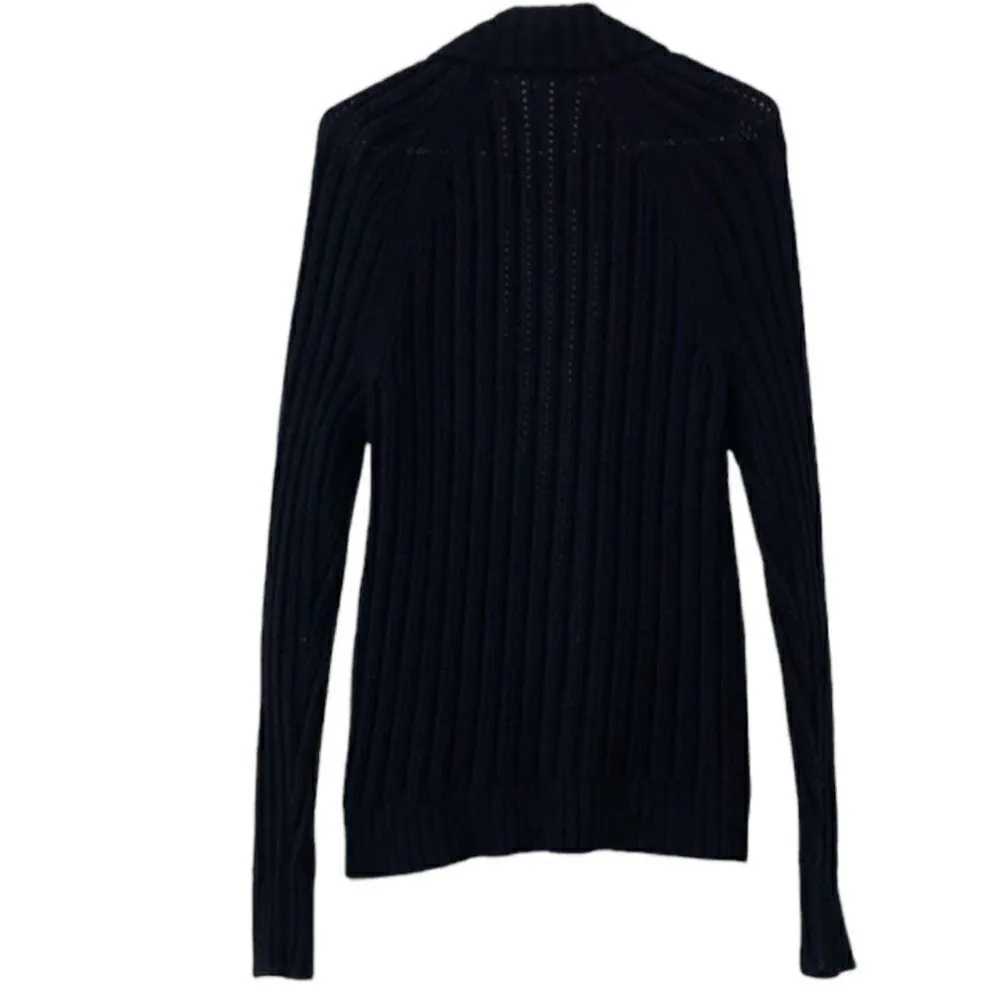 Gap Women's Black Knit Cardigan(Size Small) - Image 2