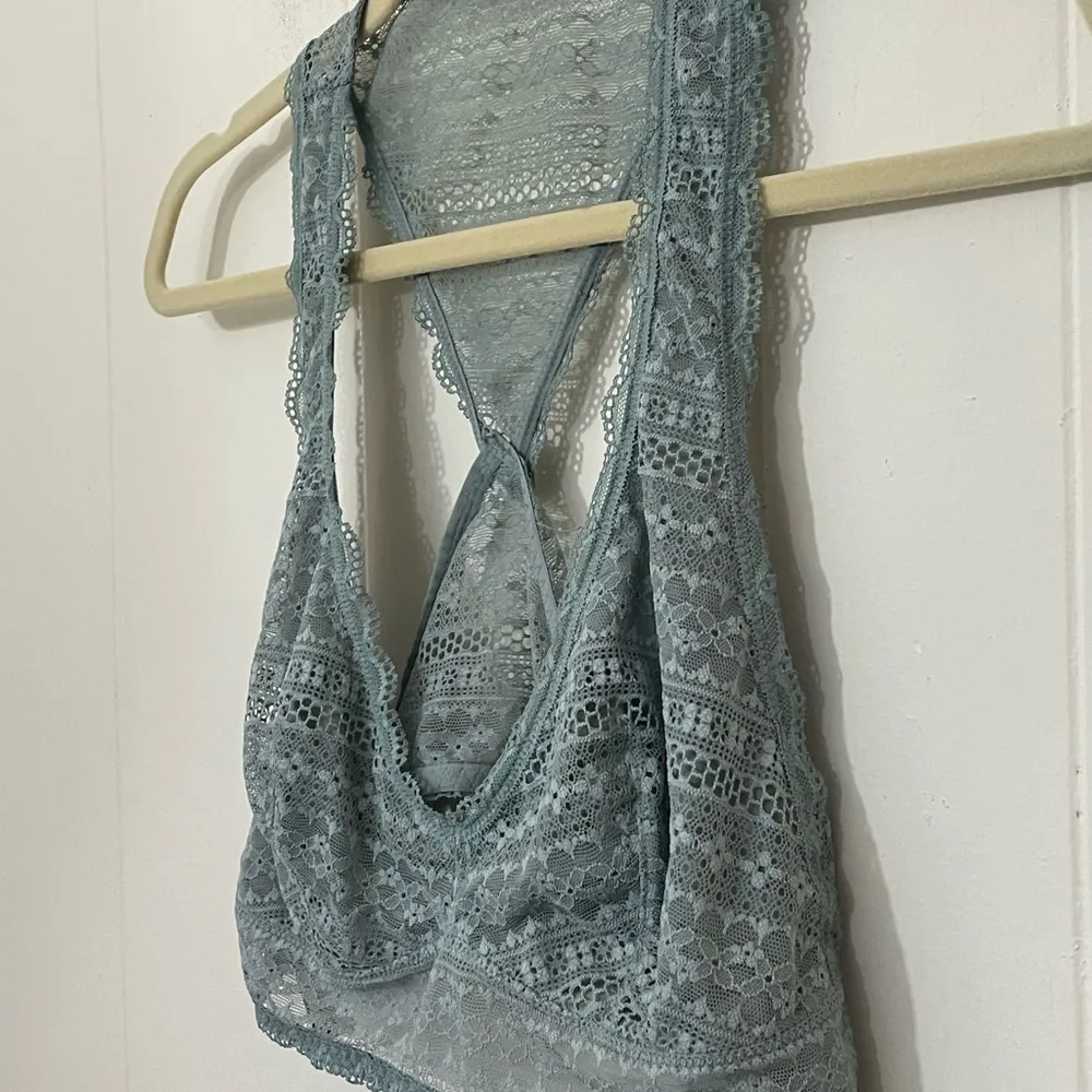 Victoria’s Secret Sage Green Lace Racerback Pullover Bralette ~ Women’s Size L - Image 3