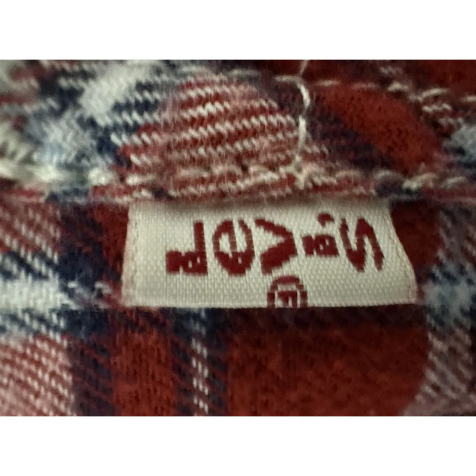 VTG Levi's Jeans For Women's Red Flannel Western Boho Big‎ W Collection Shirt S - Image 3