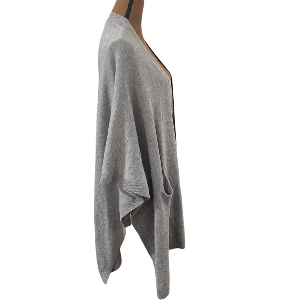 Aritzia Golden by TNA Roohan grey alpaca wool blend sweater poncho size XXS / XS - Image 33