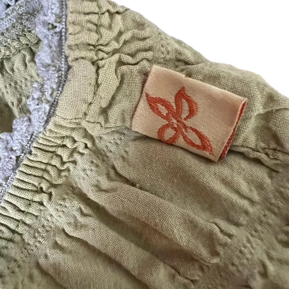 Local Motion light green ruffle a-line skirt - Image 5