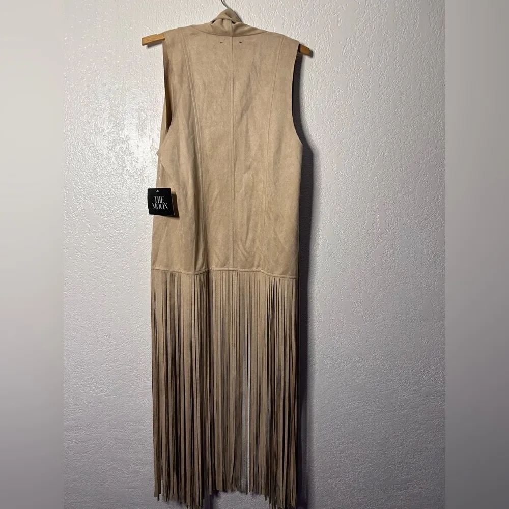NWT Suede Fringe Vest - Image 7