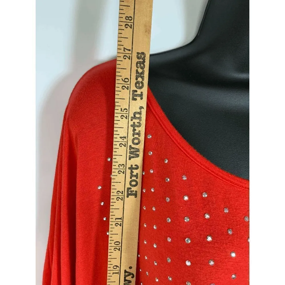 Valerie Bertinelli Woman 3/4 Sleeve Embellished Shirt - Image 6