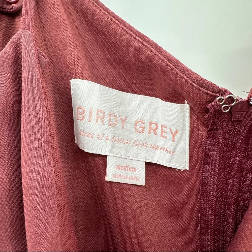 Devin Convertible Chiffon Bridesmaid Maxi Dress in Spice Sz M NEW - Image 7