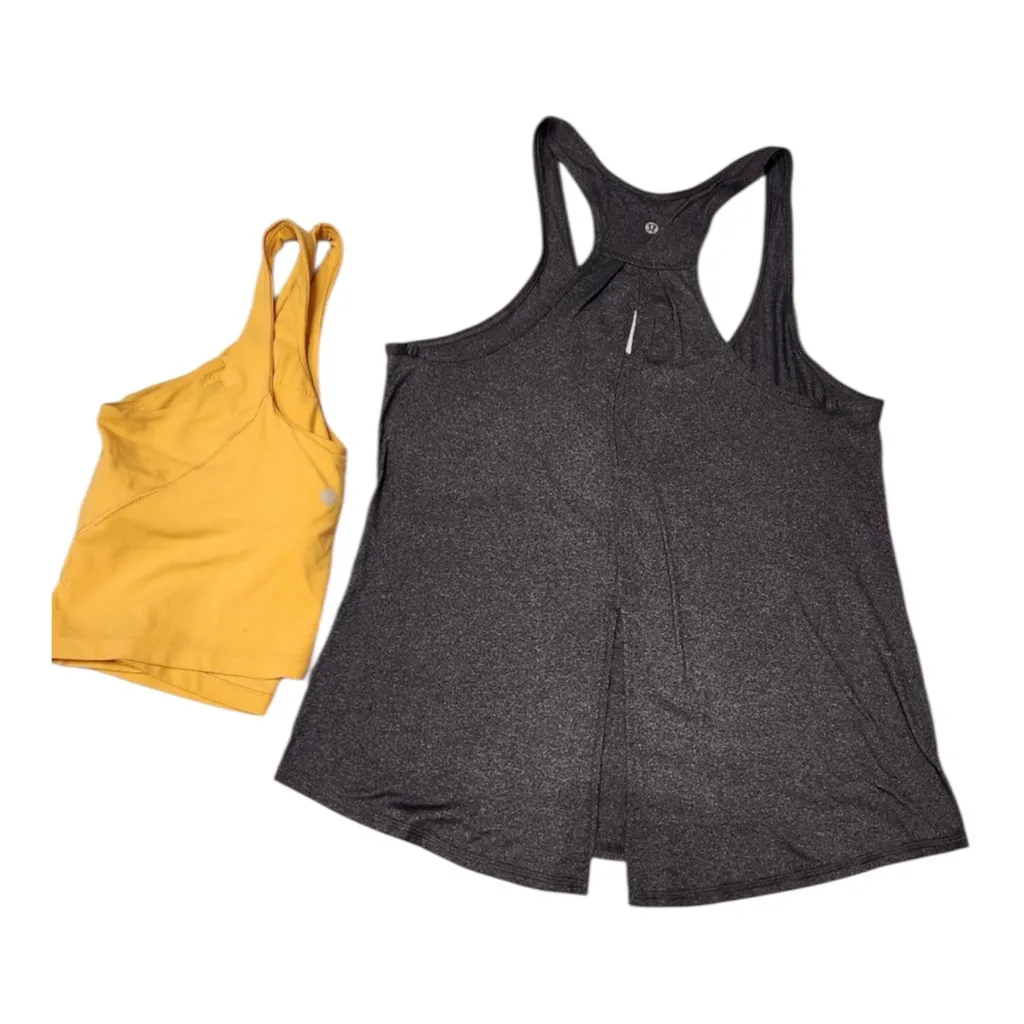 LULULEMON salute the sun split back racer back tank - Image 3