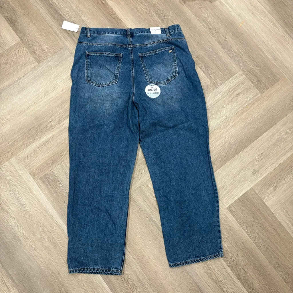 WallFlower Women's Boyfriend Straight Denim High - Image 8