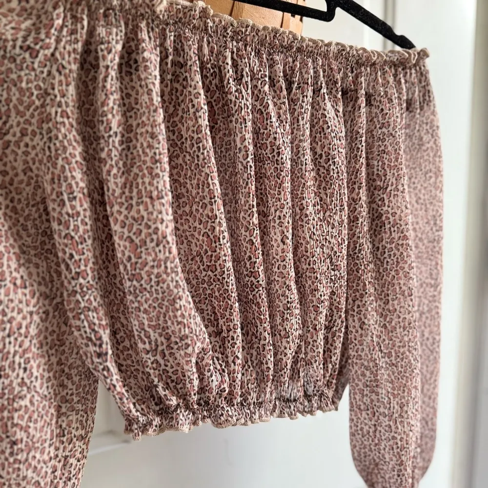 Princess Polly Leopard Print Off-Shoulder Blouse - Image 2