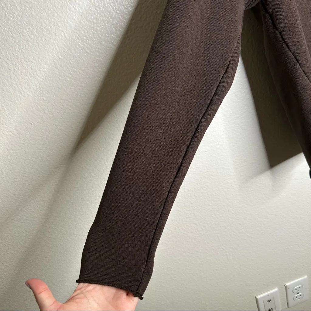 Frank & Eileen Patrick Popover Henley Triple Fleece brown extra small - Image 3