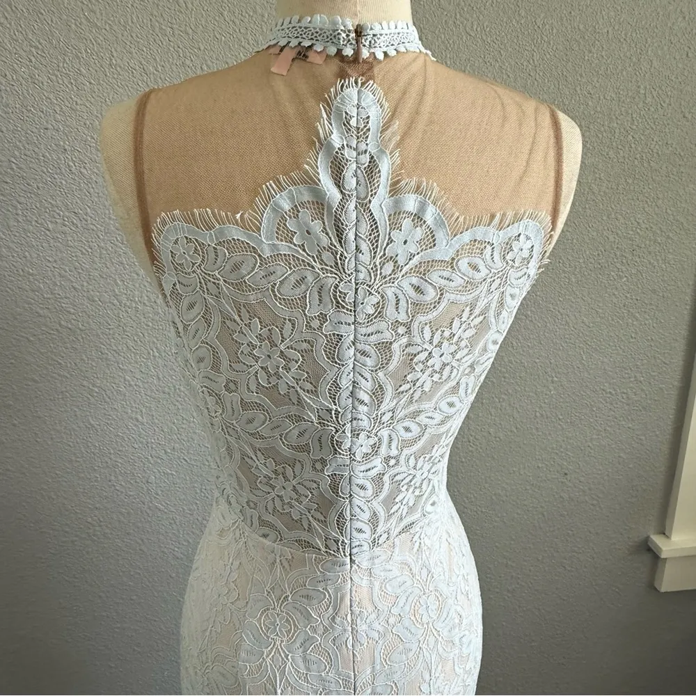 A.Peach Lace Dress Size Small‎ EUC - Image 4