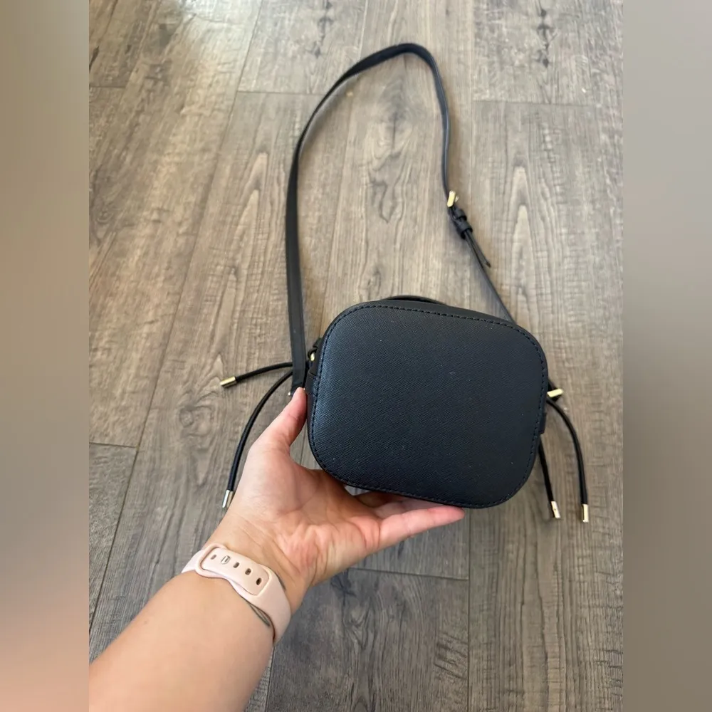 Kate Spade Cameron Small Bucket Bag Black Leather - Image 9