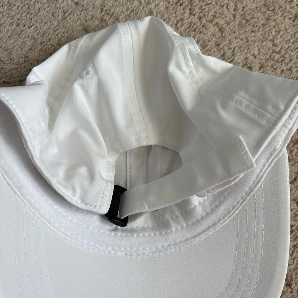 White and Pink Trinity Pickleball Cap - Image 4