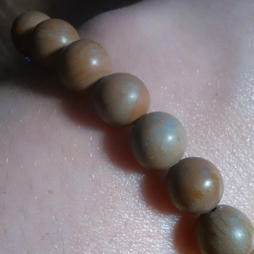 Zebra Jasper Sterling Silver Boho Bracelet - Image 3