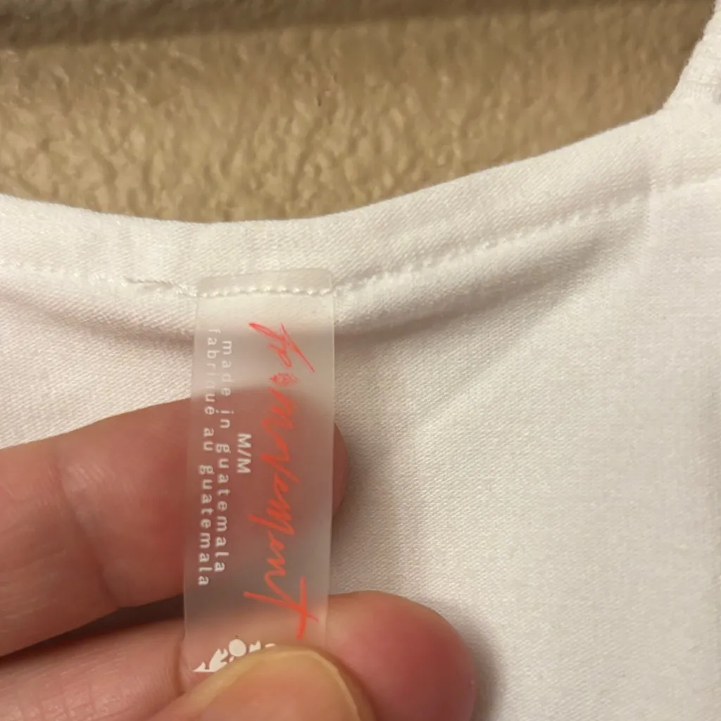 NEW! FREE PEOPLE MOVEMENT Hot Shot M Mini Dress WHITE Tennis Prep Shorts Romper - Image 10