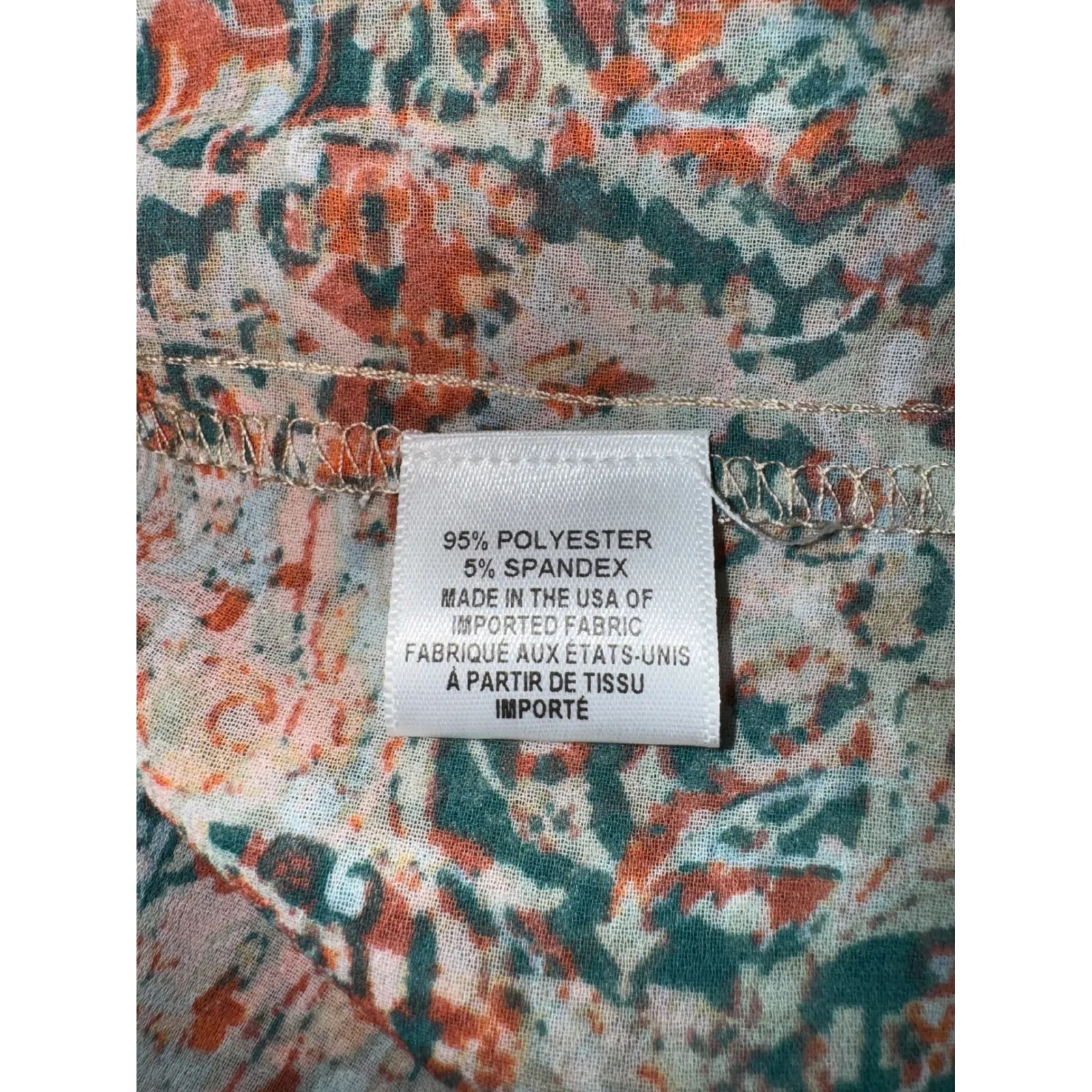 MISA Los Angeles Floral Barroco Print V Neck Long Sleeve Belted Mini Dress XS - Image 8