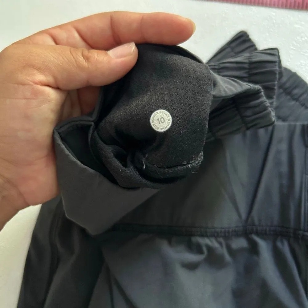 Lululemon Black Joggers Women’s Size 10 High Rise Stretch Rulu Pants - Image 3