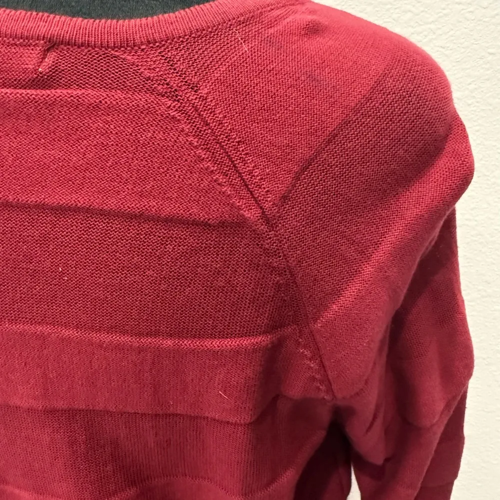 Women's Burgundy Sweater Red Size M - Image 4