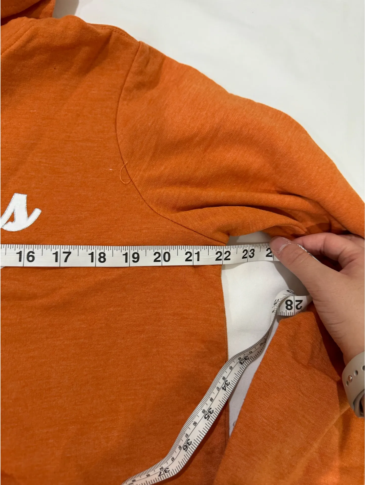 University of Texas Longhorns Hoodie Orange Size L - Image 4