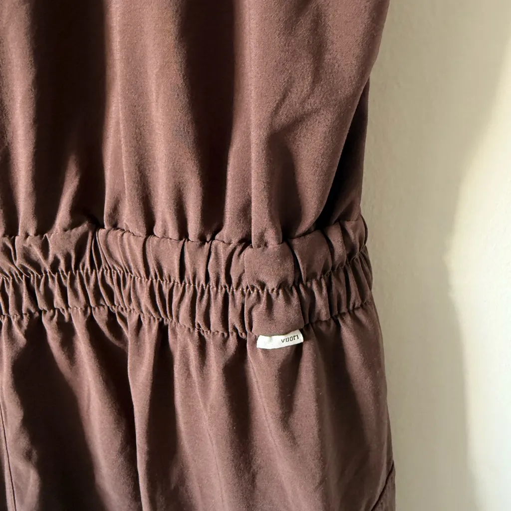 Vuori Villa Utility Romper Java Size Medium - Image 5