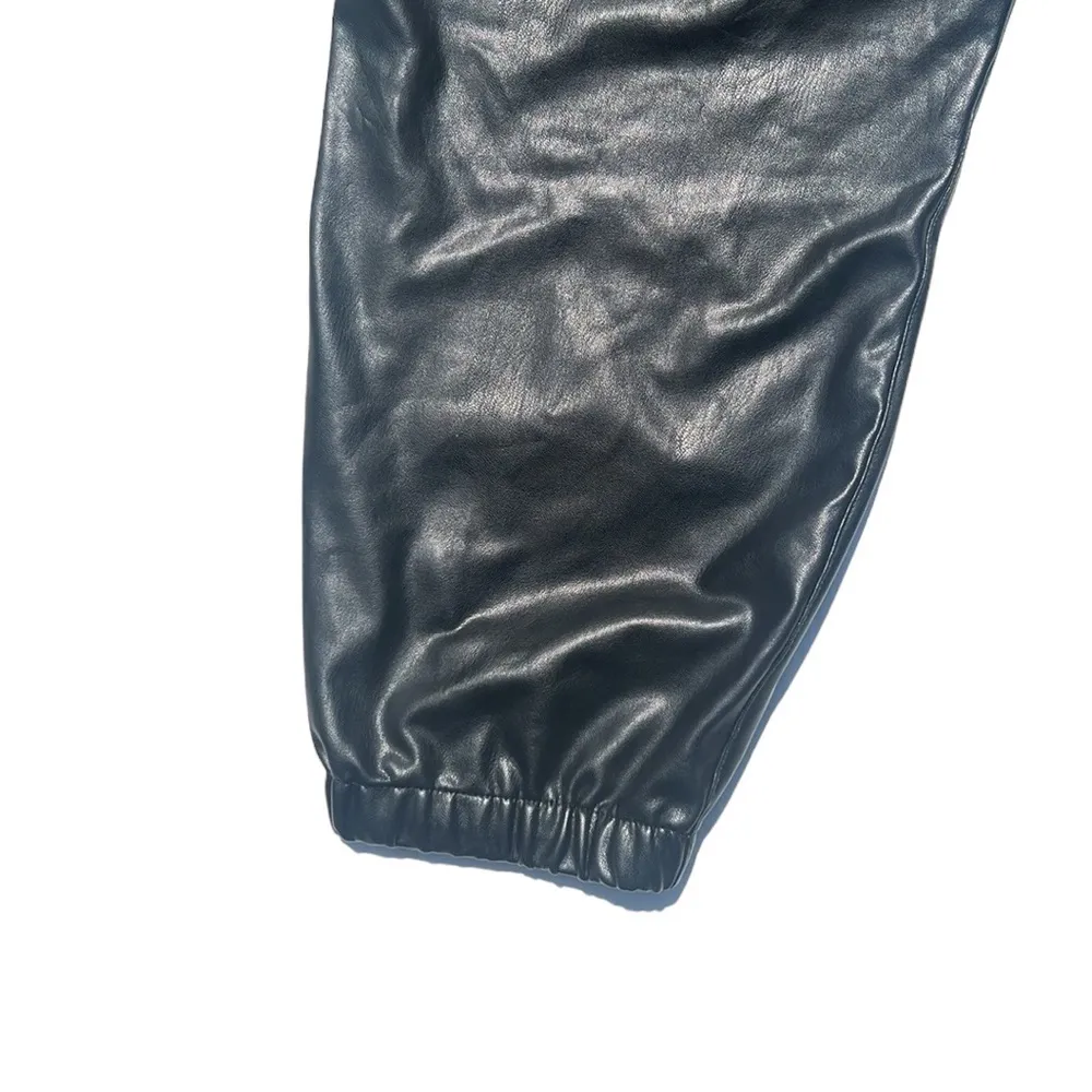 Sancturary/Revolve Neo Faux Black Leather Pull On Jogger Size 1X New with tags - Image 9