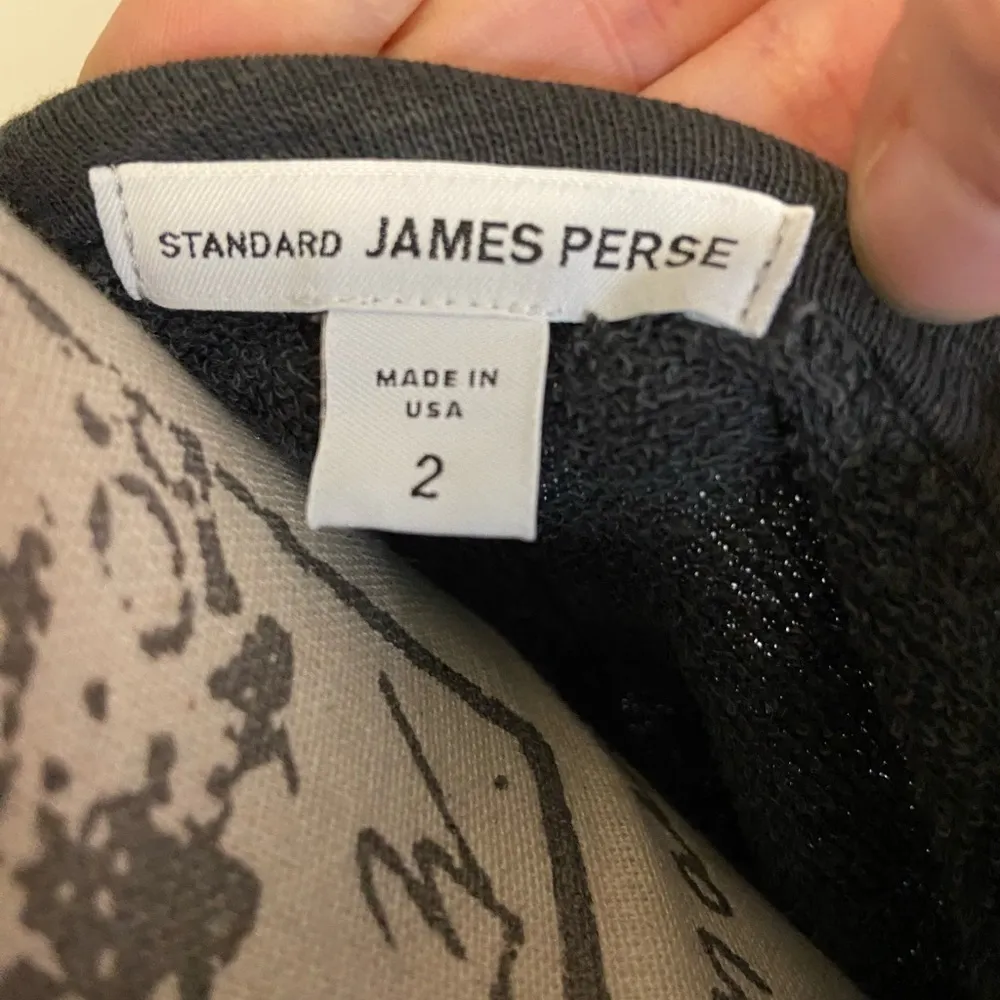 James‎ Perse Standard Revolve Raglan Sweatshirt Dress sz 2 - Image 6