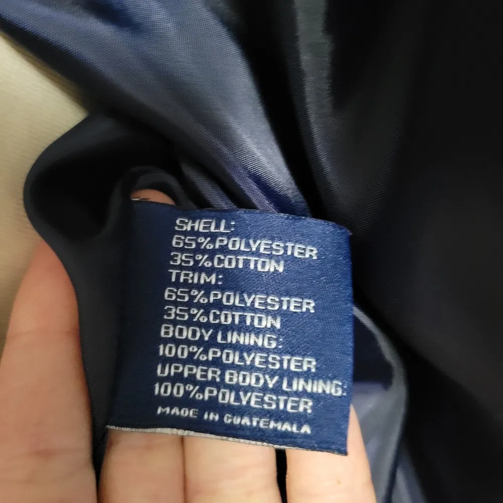 Mackintosh of New England Navy Hooded Parka Size Large - Image 10