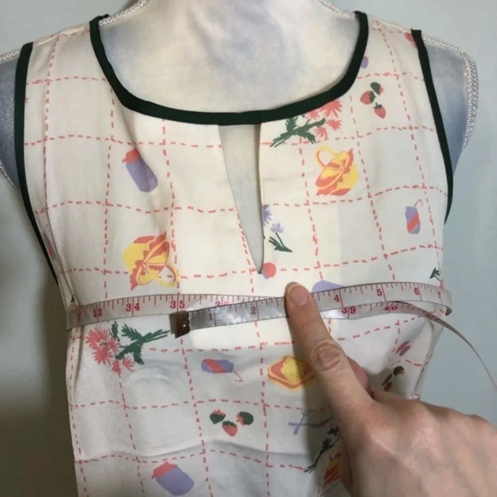 NWT  Do Right Darling Picnic Print Blouse - Image 8