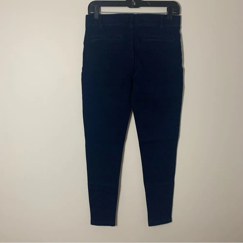EUC  Yoga Blue Denim Pull On Skinny Jeans Size S Long - Image 6