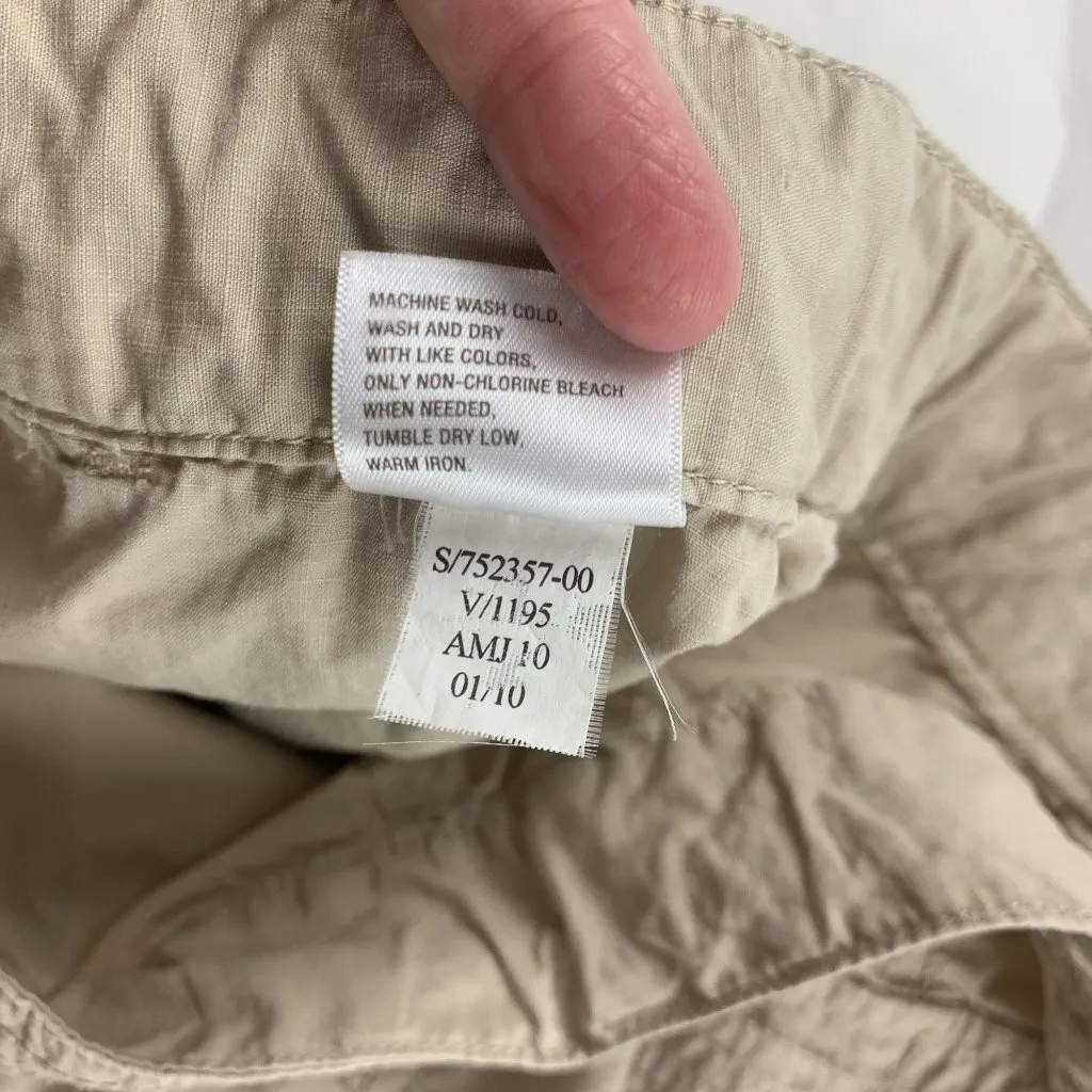 Old Navy Retro Khaki Canvas Roll Cuff Pant 8R - Image 5