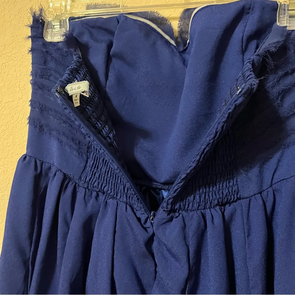 Do & Be Royal Blue Strapless Full Dress - Image 6