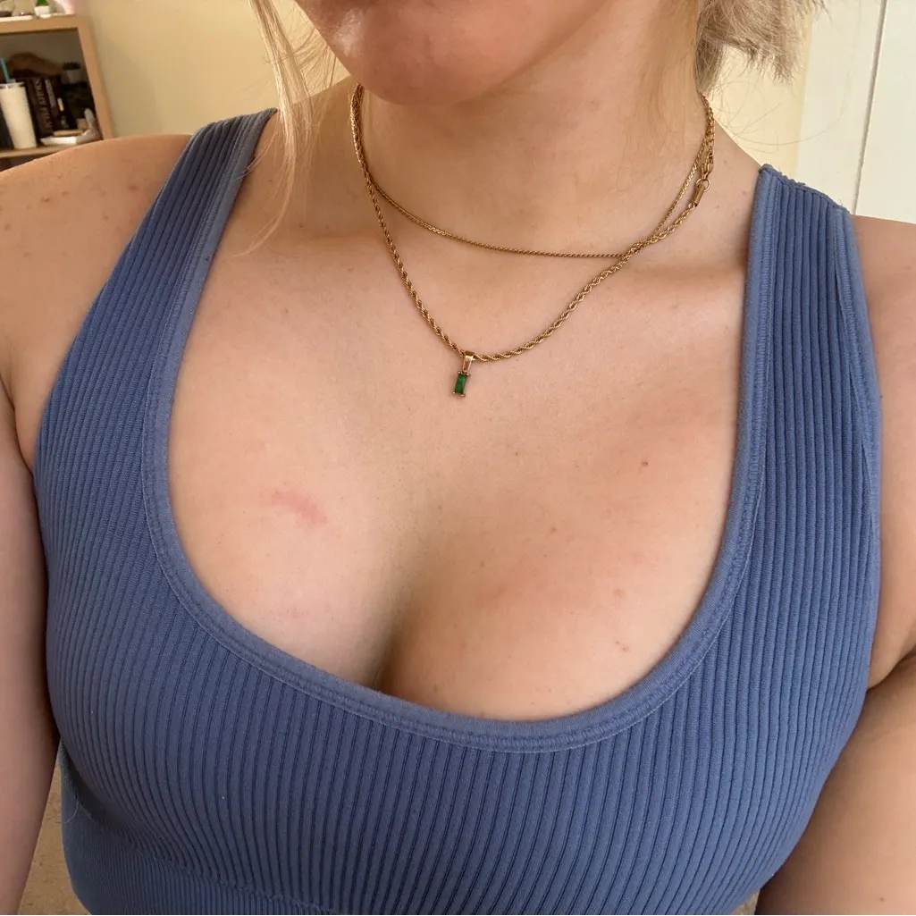 Ribbed Blue Tank Top - Image 2