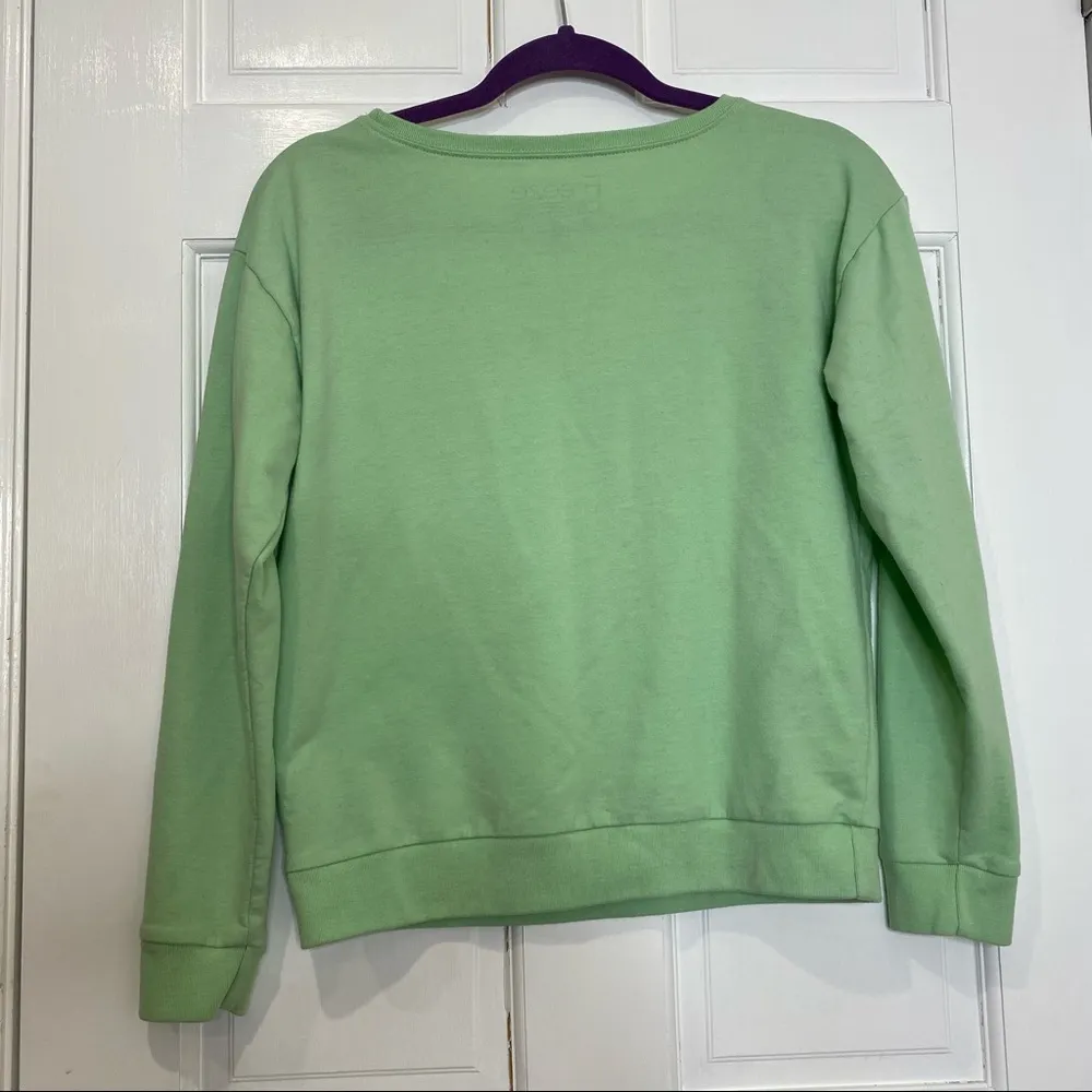 Freeze "Just The Right Amout Of Wrong" Lightweight Sweatshirt in Green - Image 7