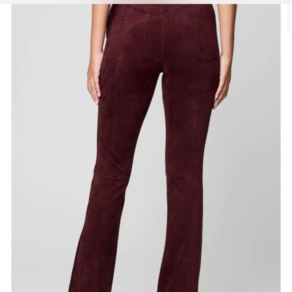 BLANK NYC faux suede boot cut pants with side zipper Size 27, NWT - Image 2